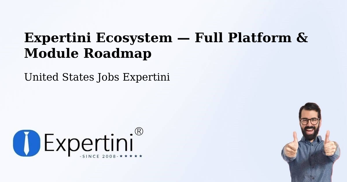 Expertini Ecosystem — Full Platform & Module Roadmap – Fayette County